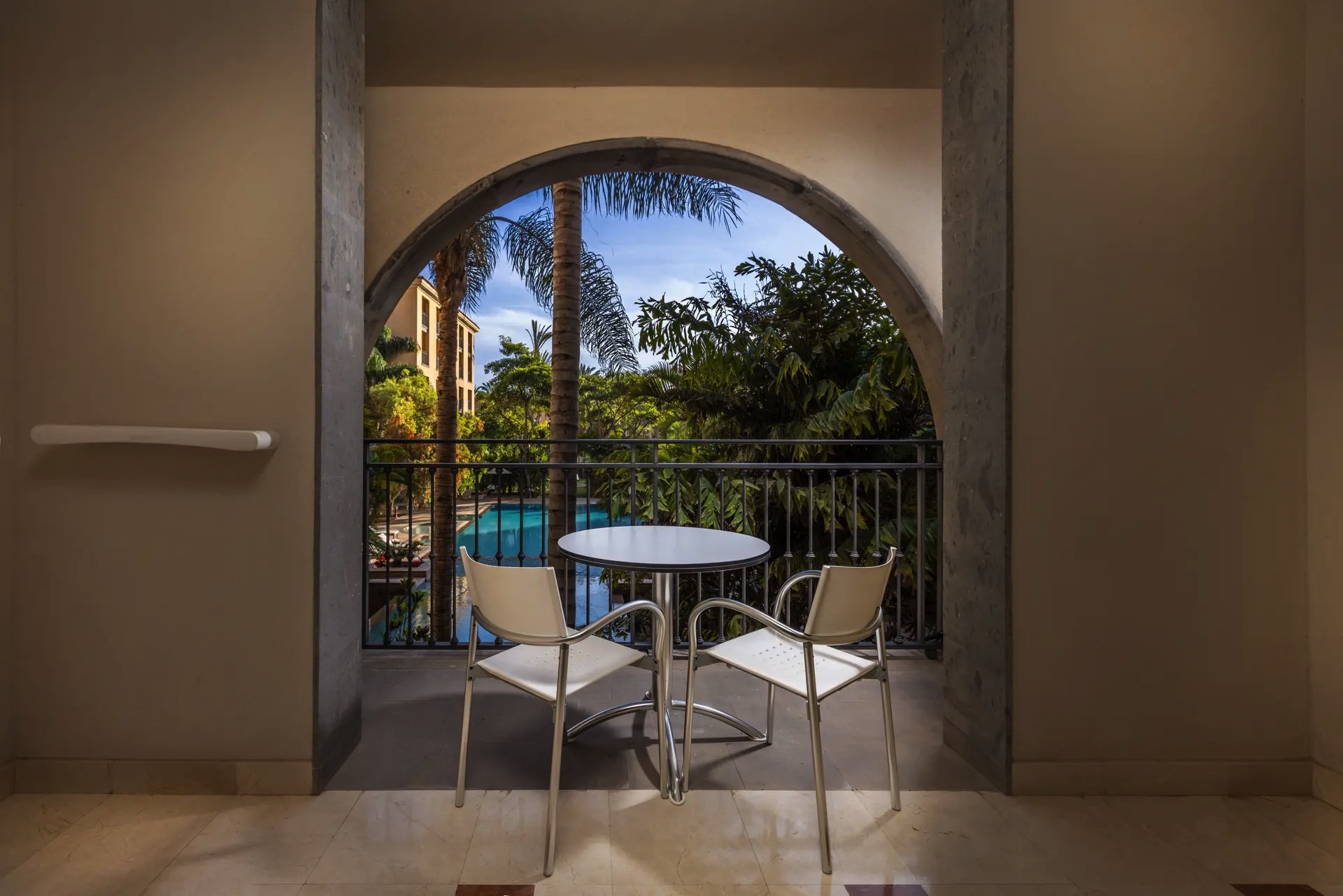 terrasse zimmer deluxe angepasstes hotel lopesan costa meloneras