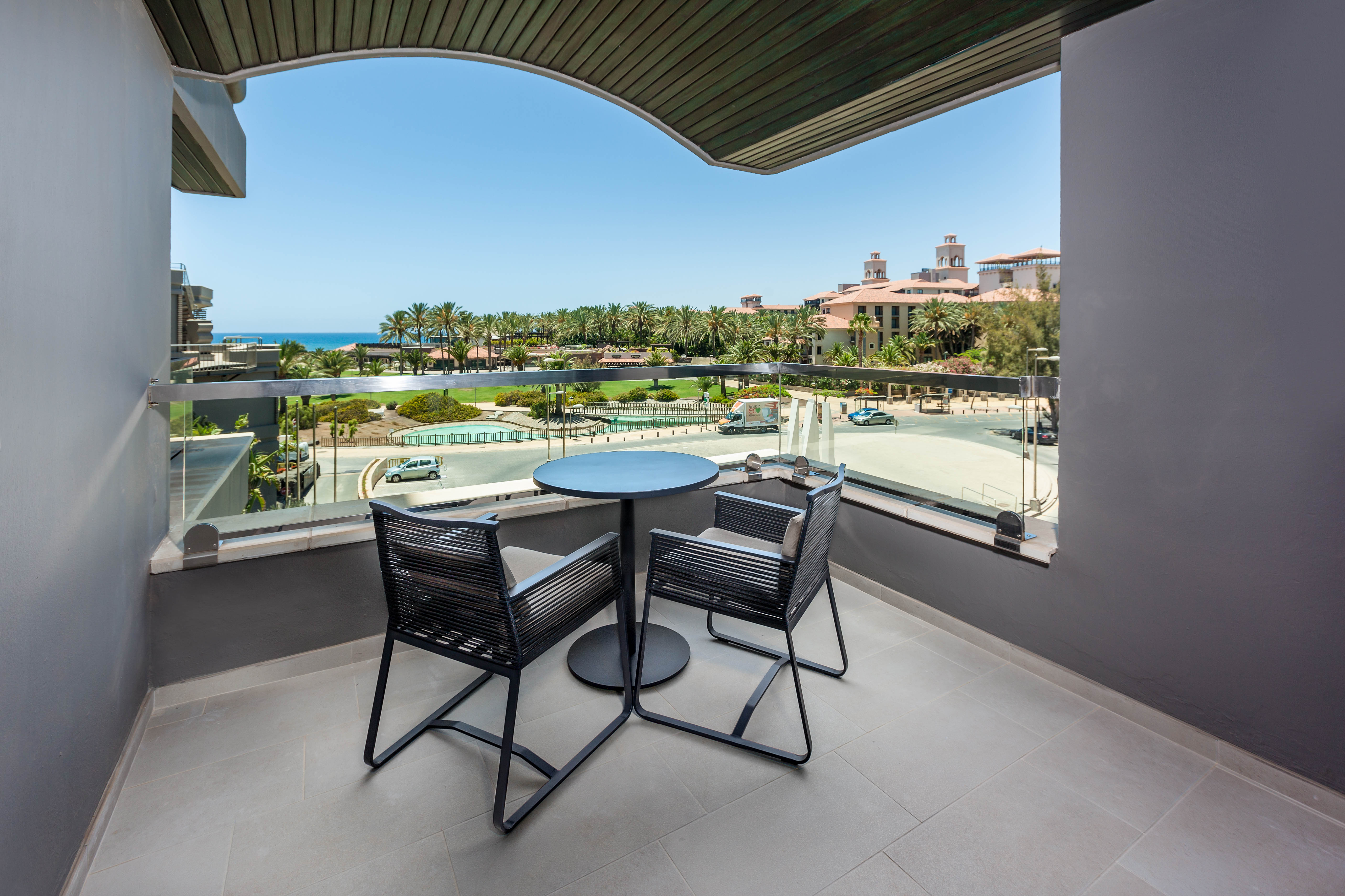 terrasse deluxe double room hotel faro lopesan collection