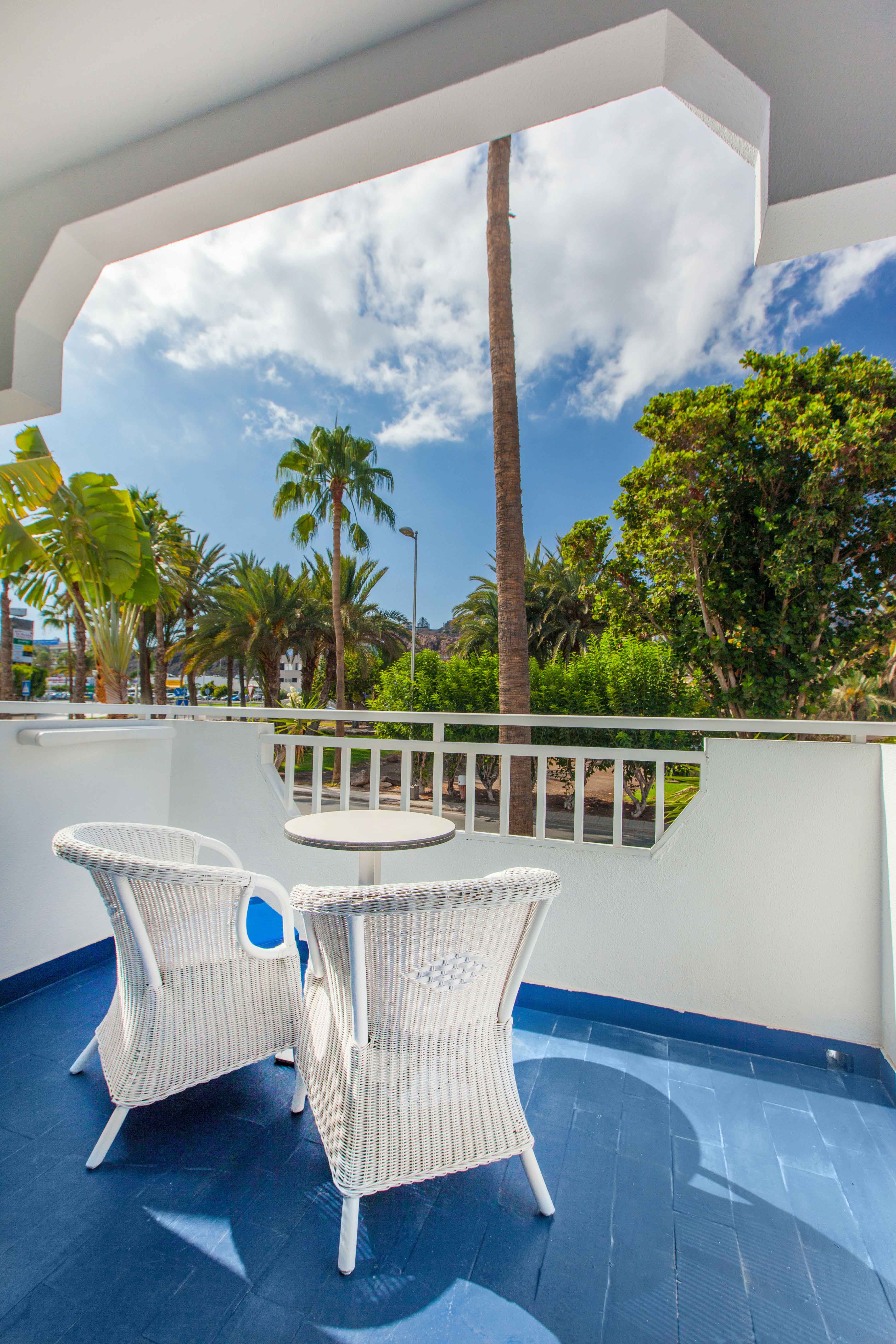 terrace double standard room corallium beach by lopesan hotels
