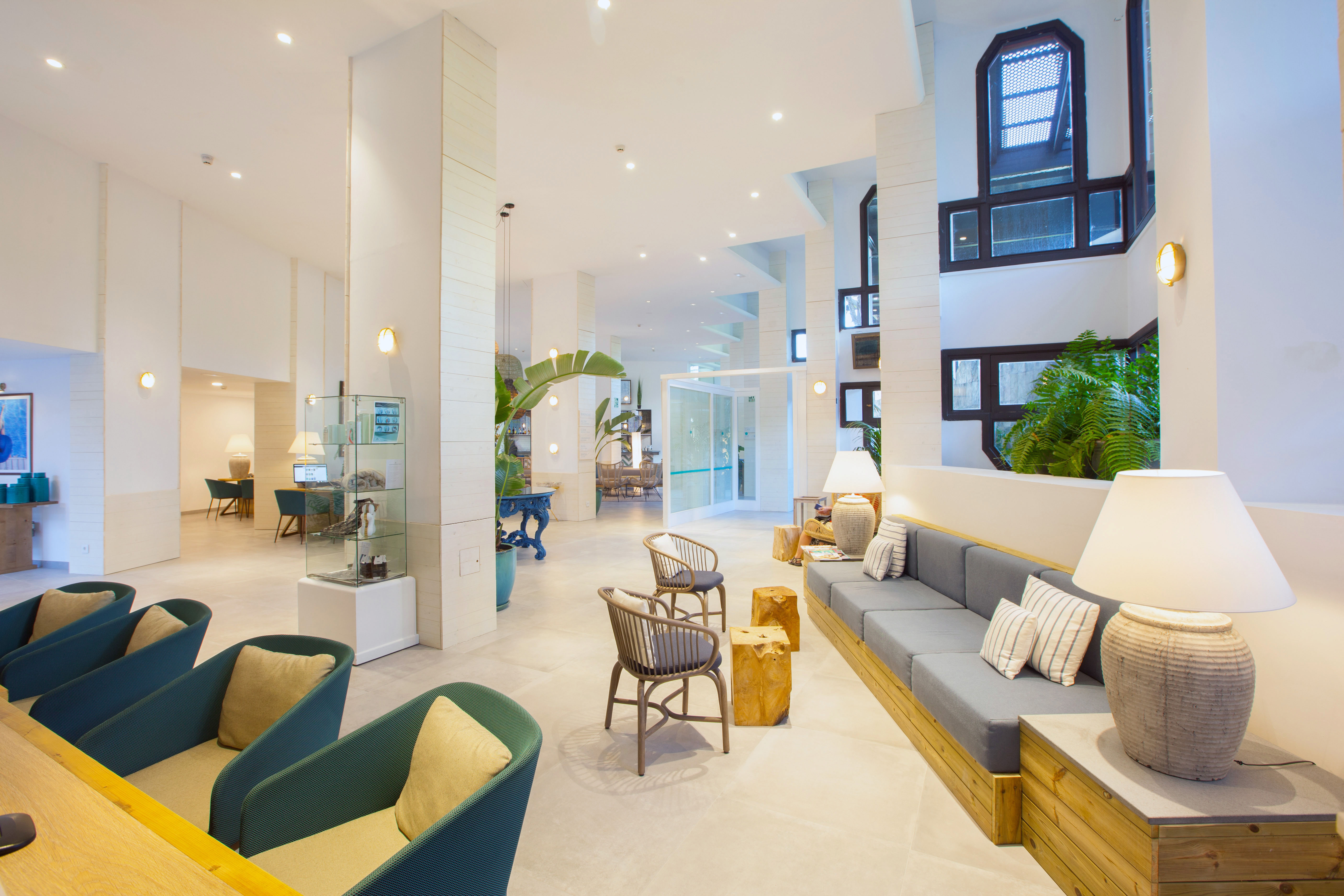 reception photos corallium beach by lopesan hotels