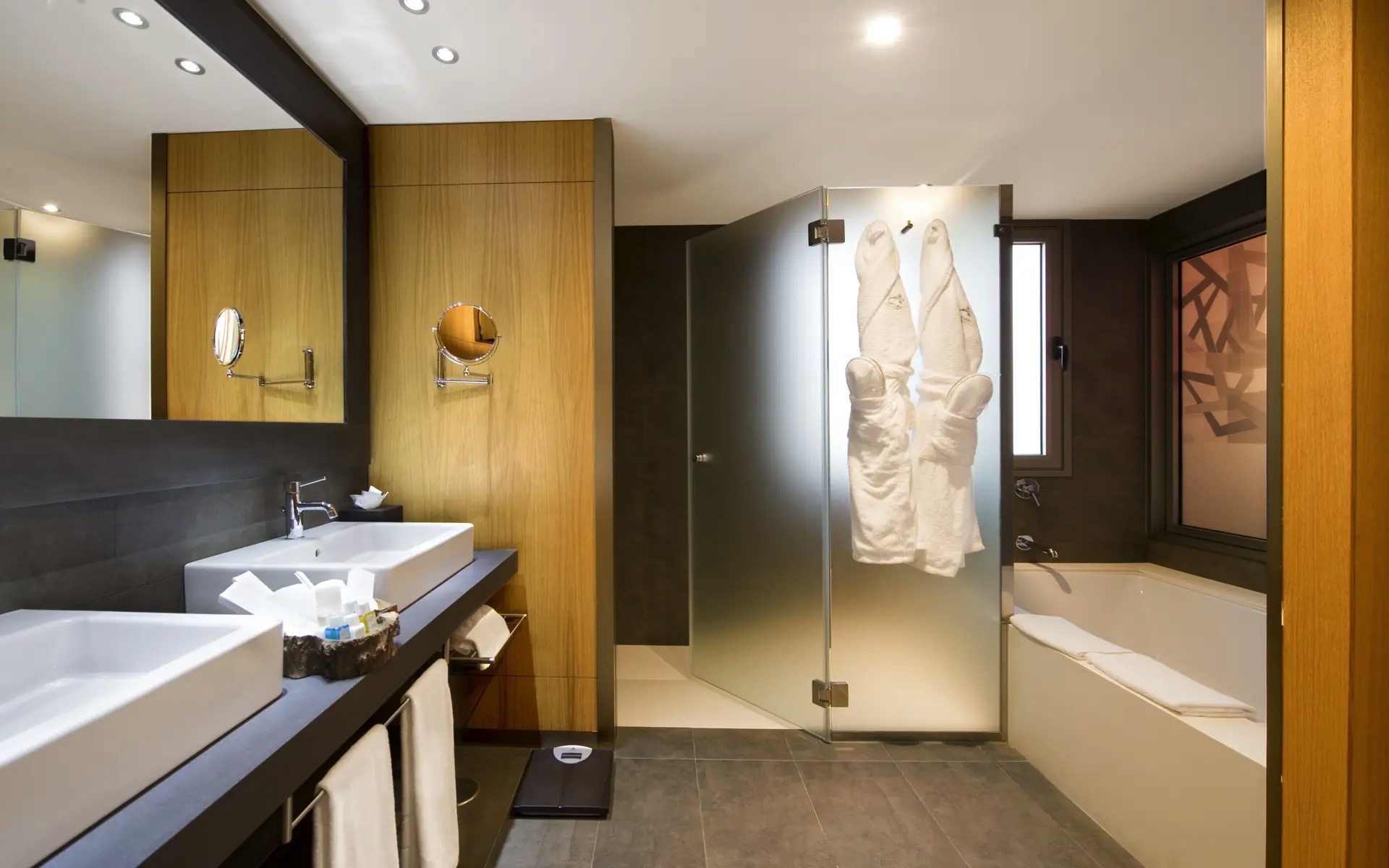 badezimmer junior suite lopesan baobab resort