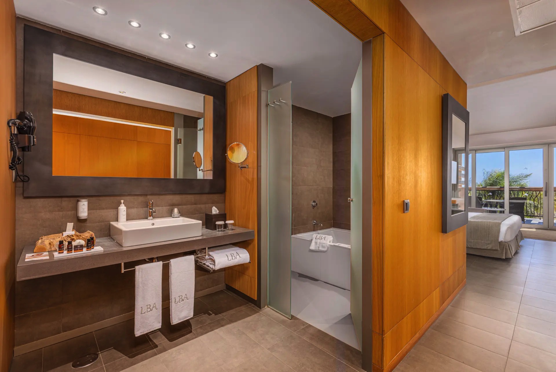 badezimmer superior suite lopesan baobab resort