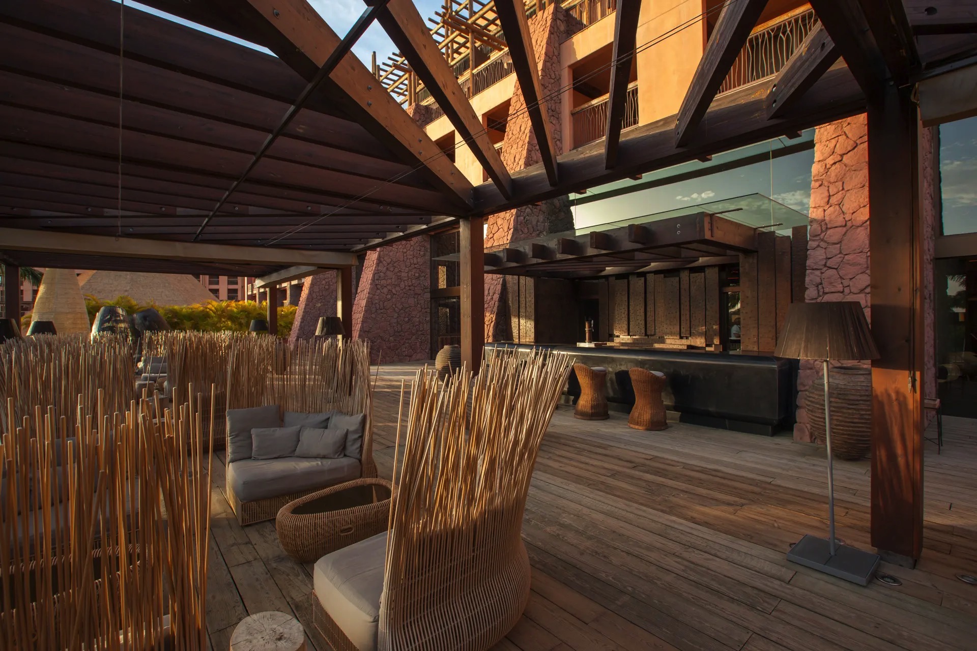 eingang samuel baker bar hotel lopesan baobab resort