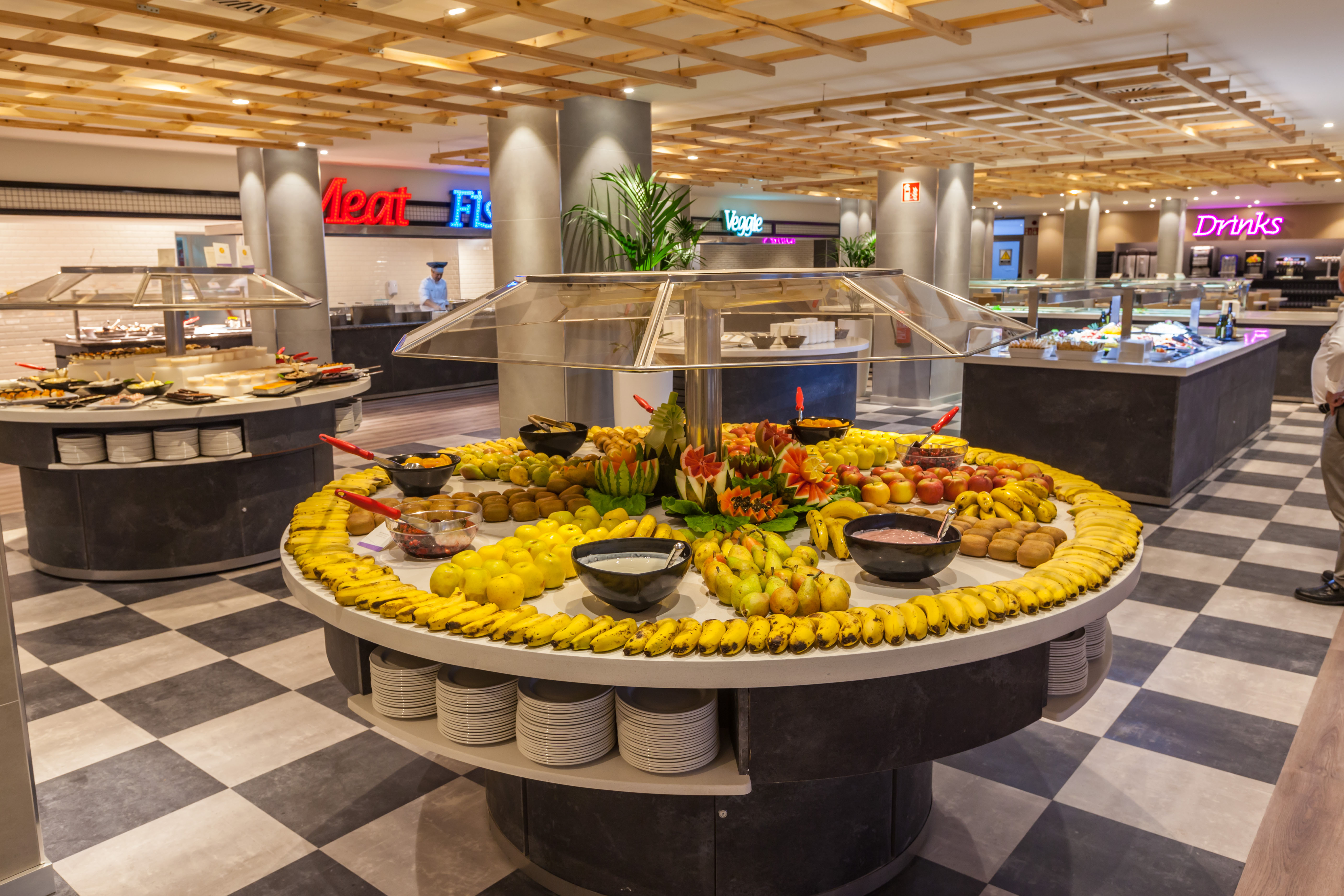 oferta gastronómica hotel abora interclub atlantic buffet todo incluido