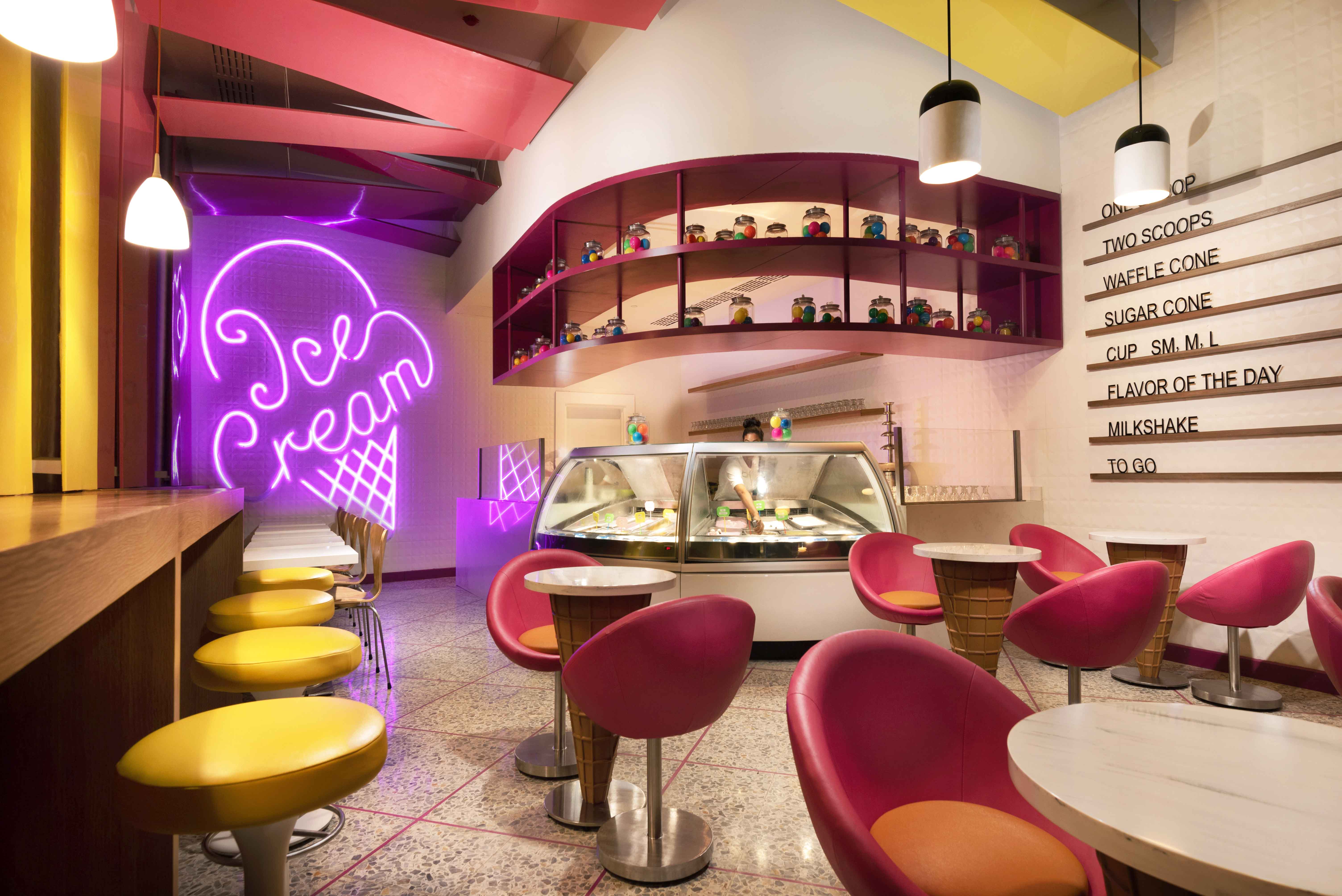 ice cream shop leisure area punta cana