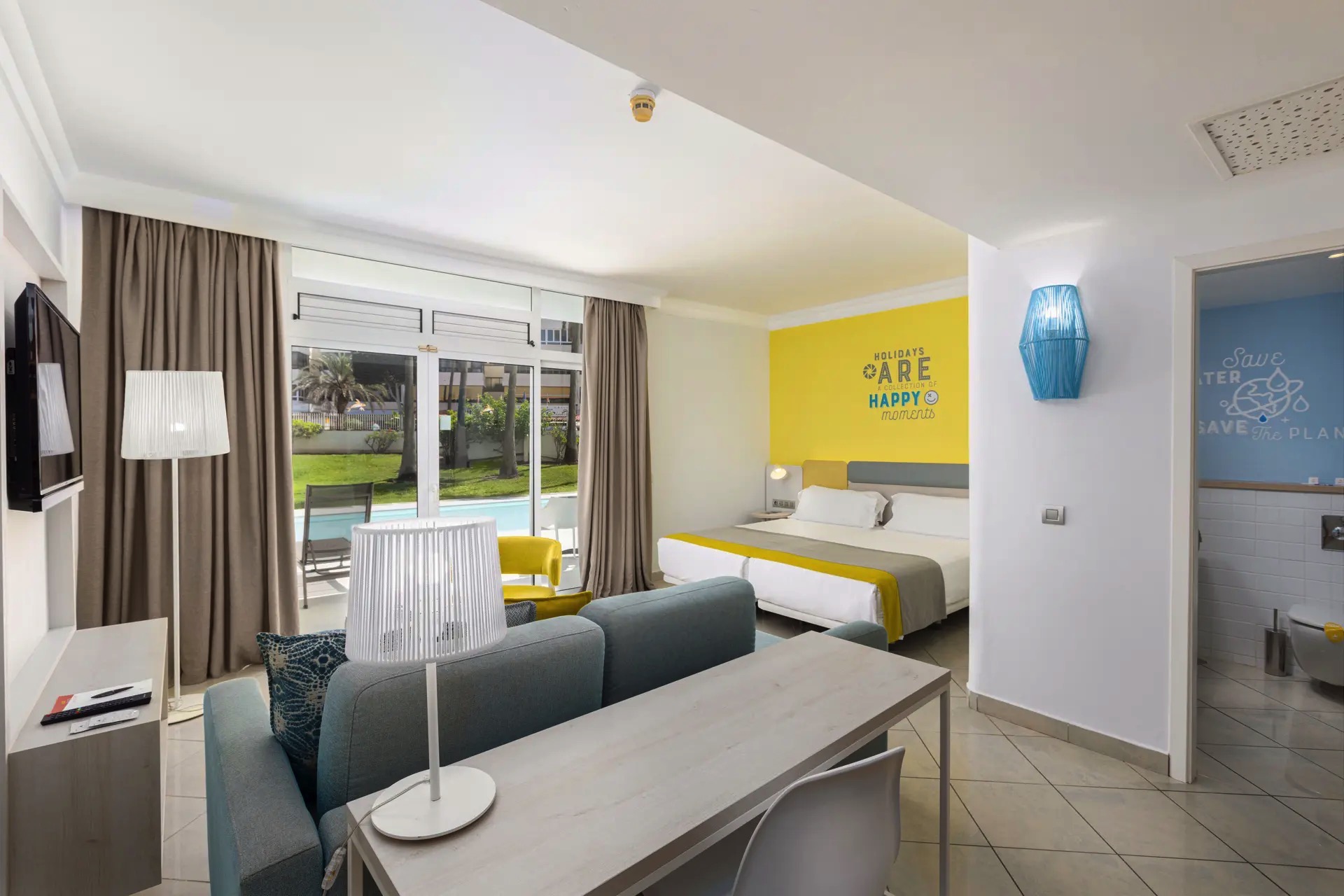 bett abora catarina double family pool zimmer