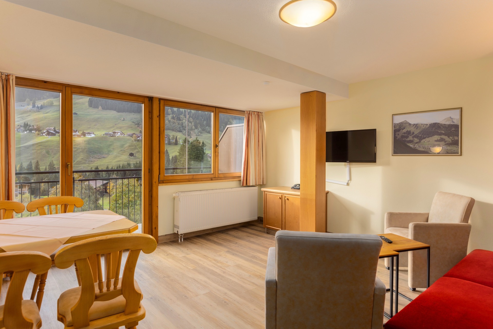 Balkonzimmerfotos der Apartments IFA Breitach