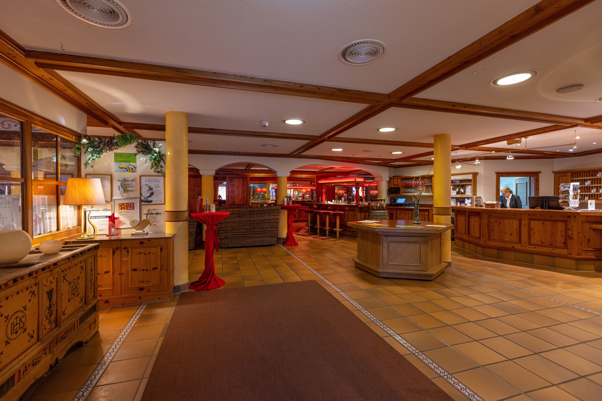 Empfangsfotos des Hotels IFA Alpenrose