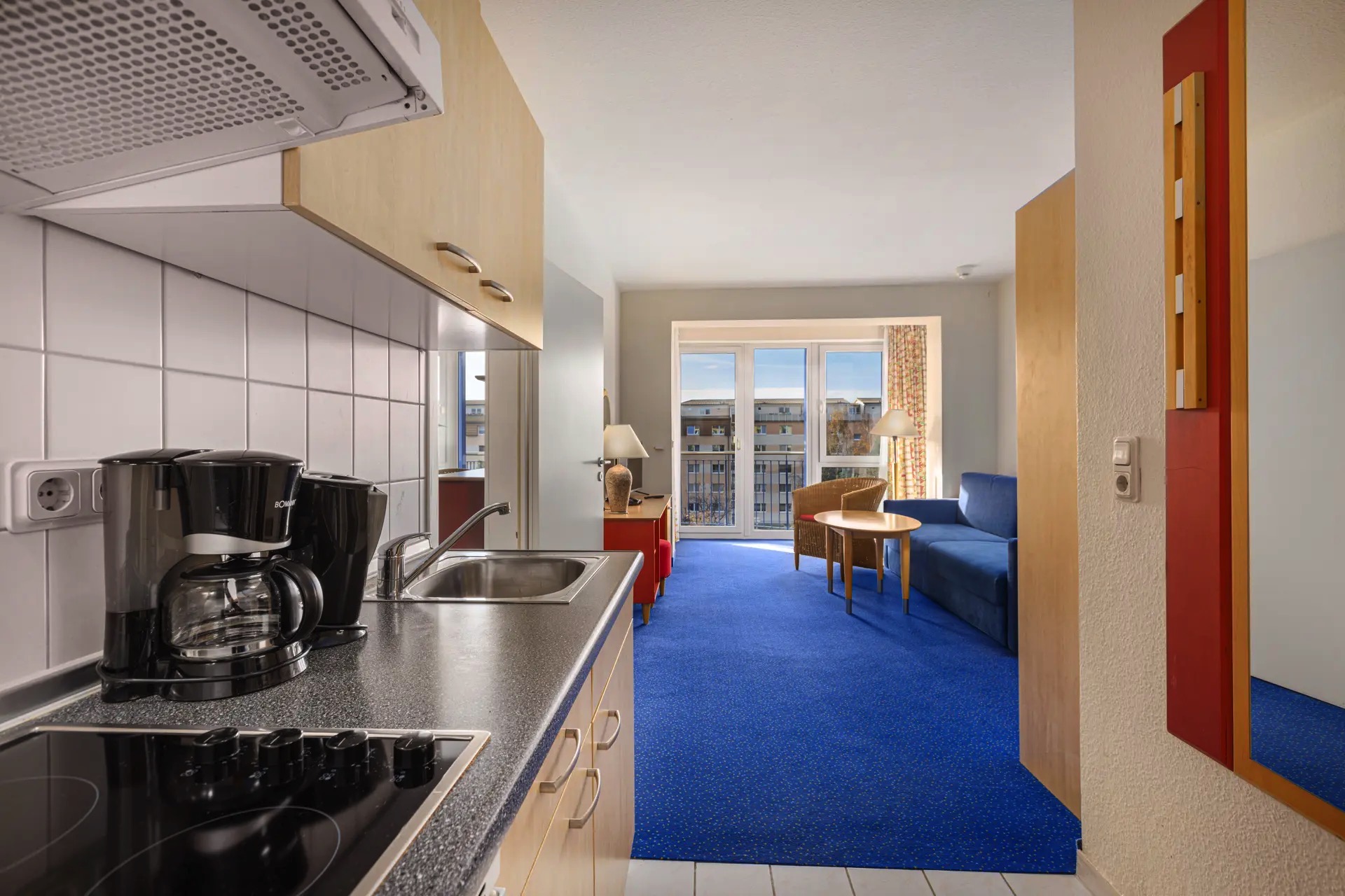 küche 2 raum appartement hotel ifa rügen