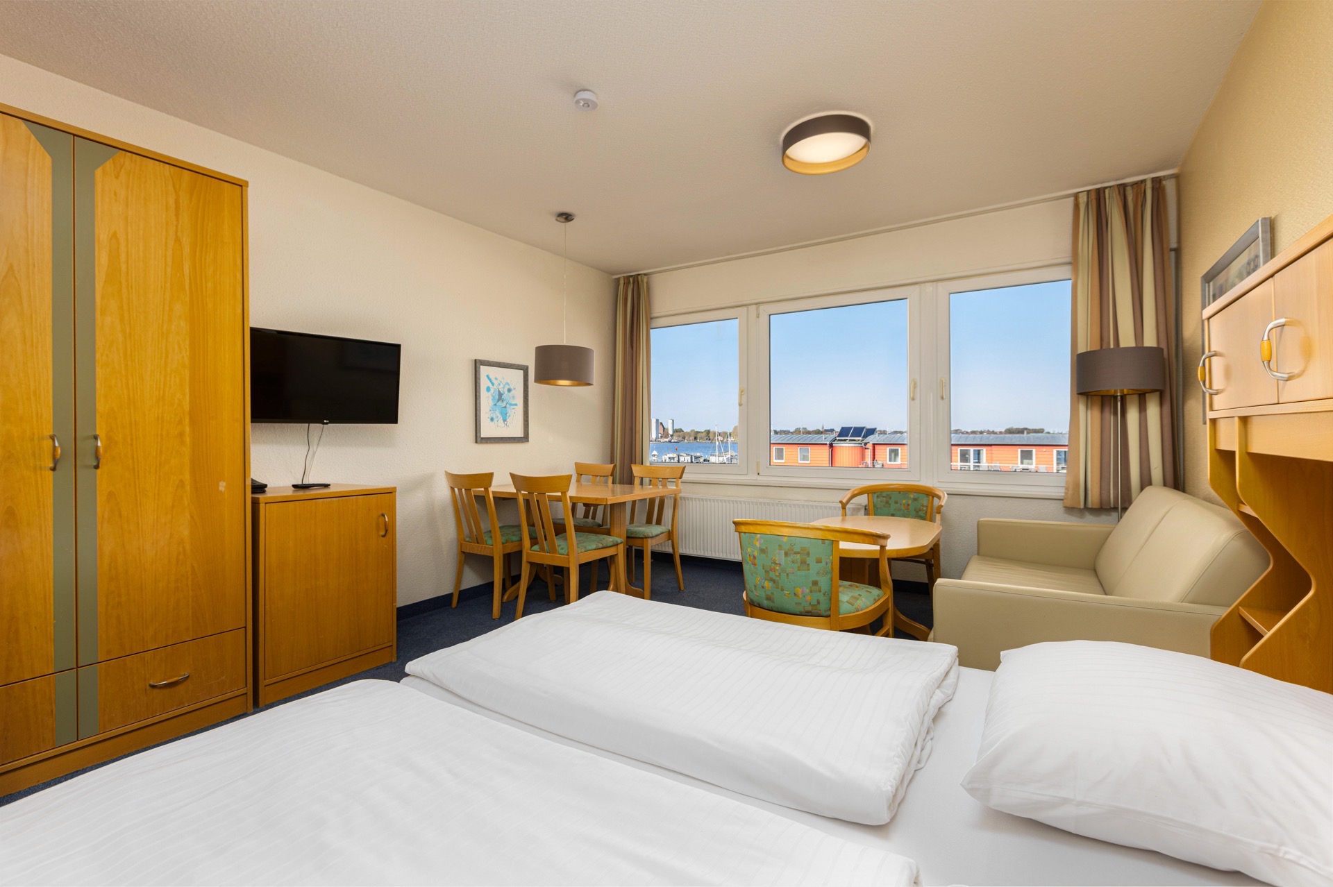 salon yachthafen 1-raum-ferienwohnung hotel ifa fehmarn