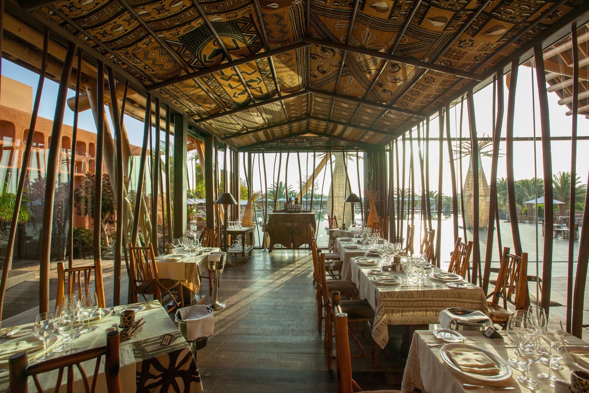 restaurants lopesan baobab resort