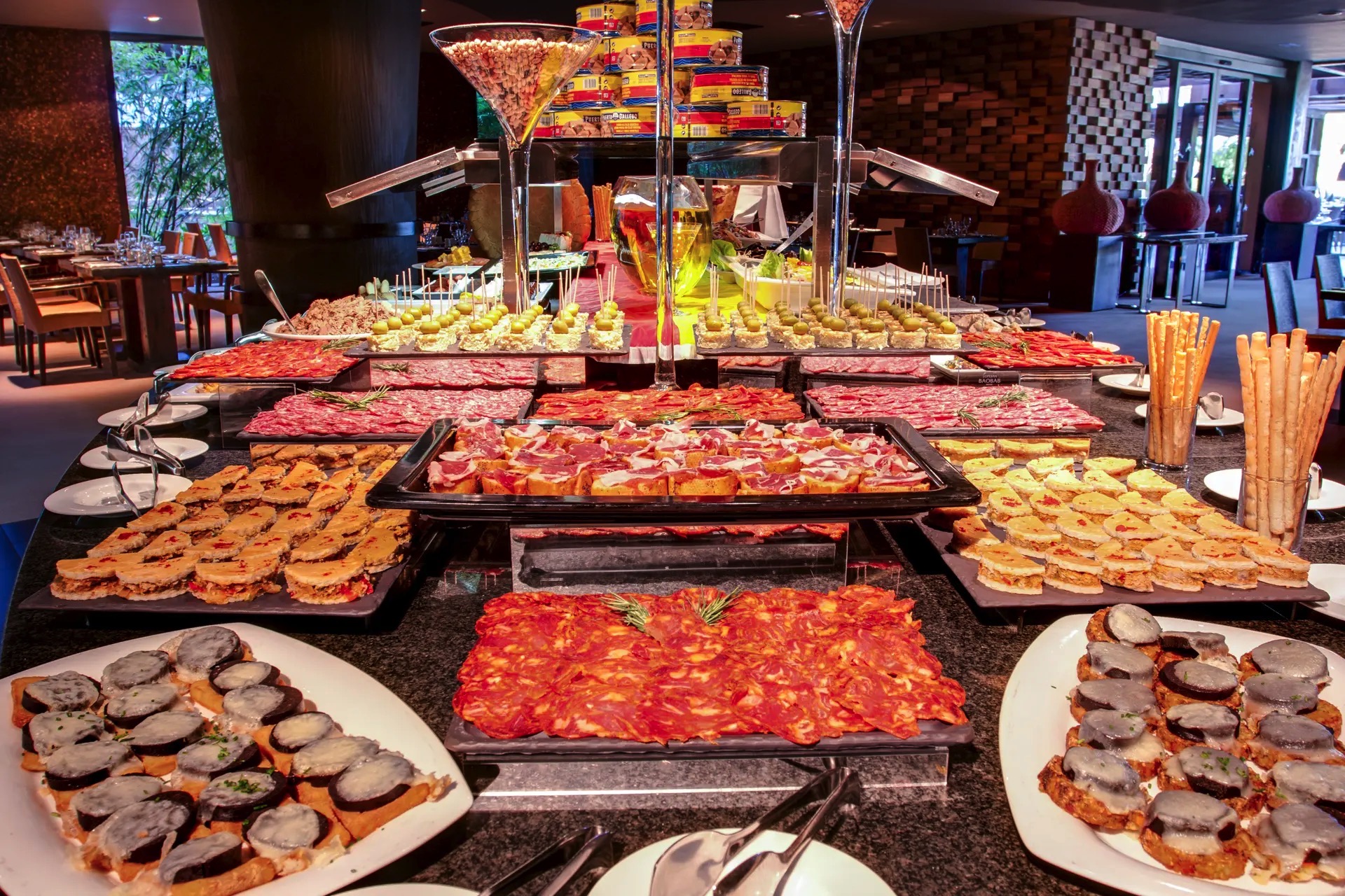 fotos buffet baobab des hotels baobab auf gran canaria