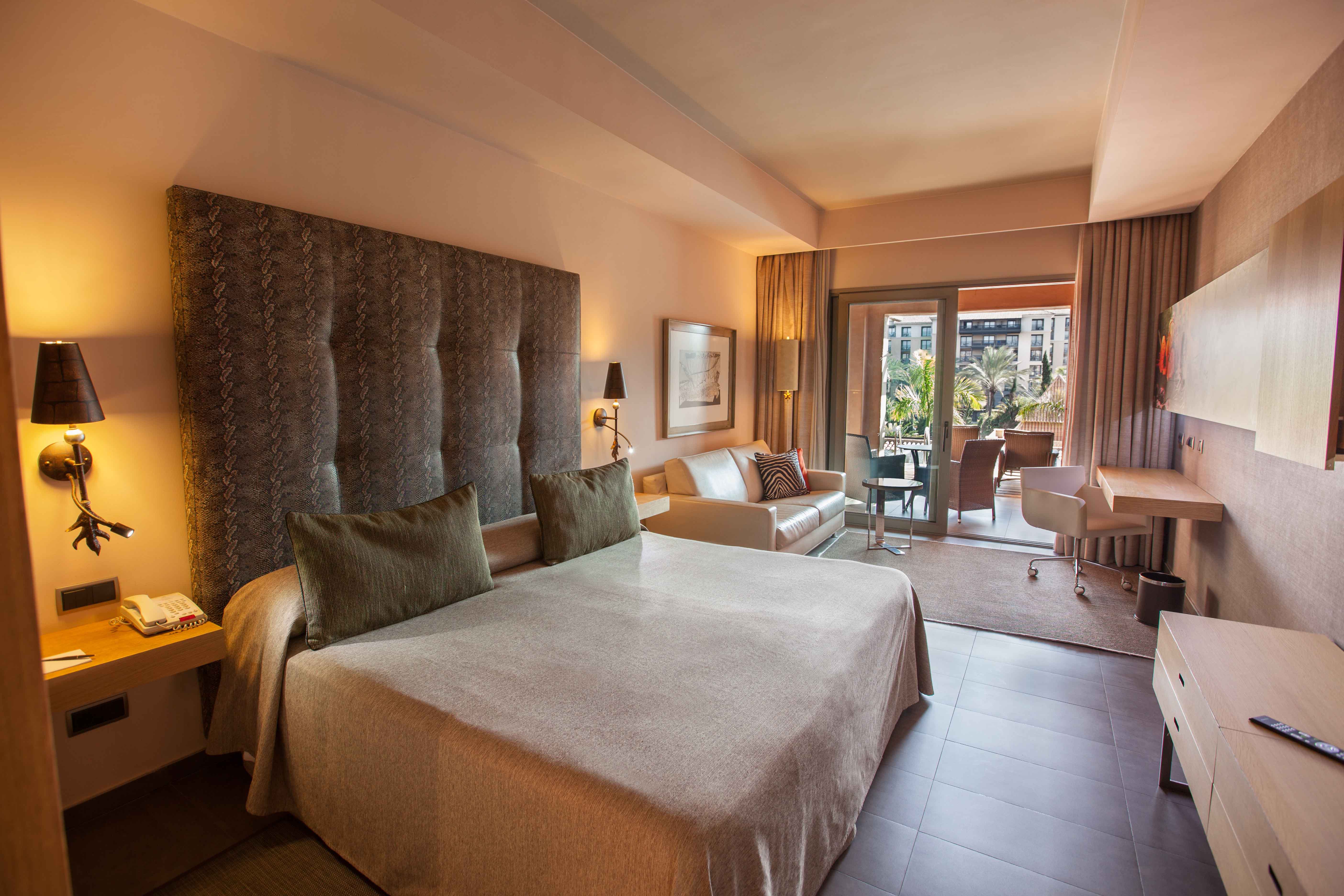 bed lopesan baobab hotel double deluxe pool room