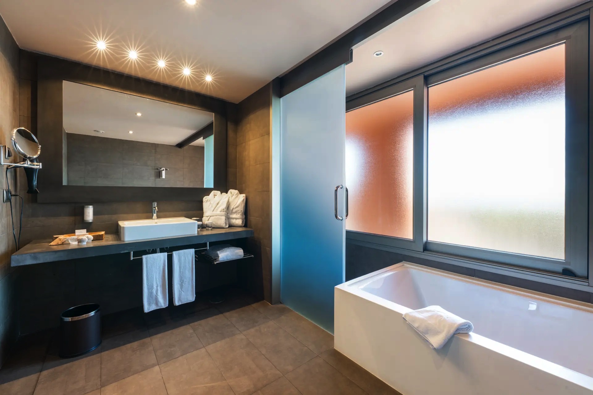 bathroom double standard economy lopesan baobab resort rooms