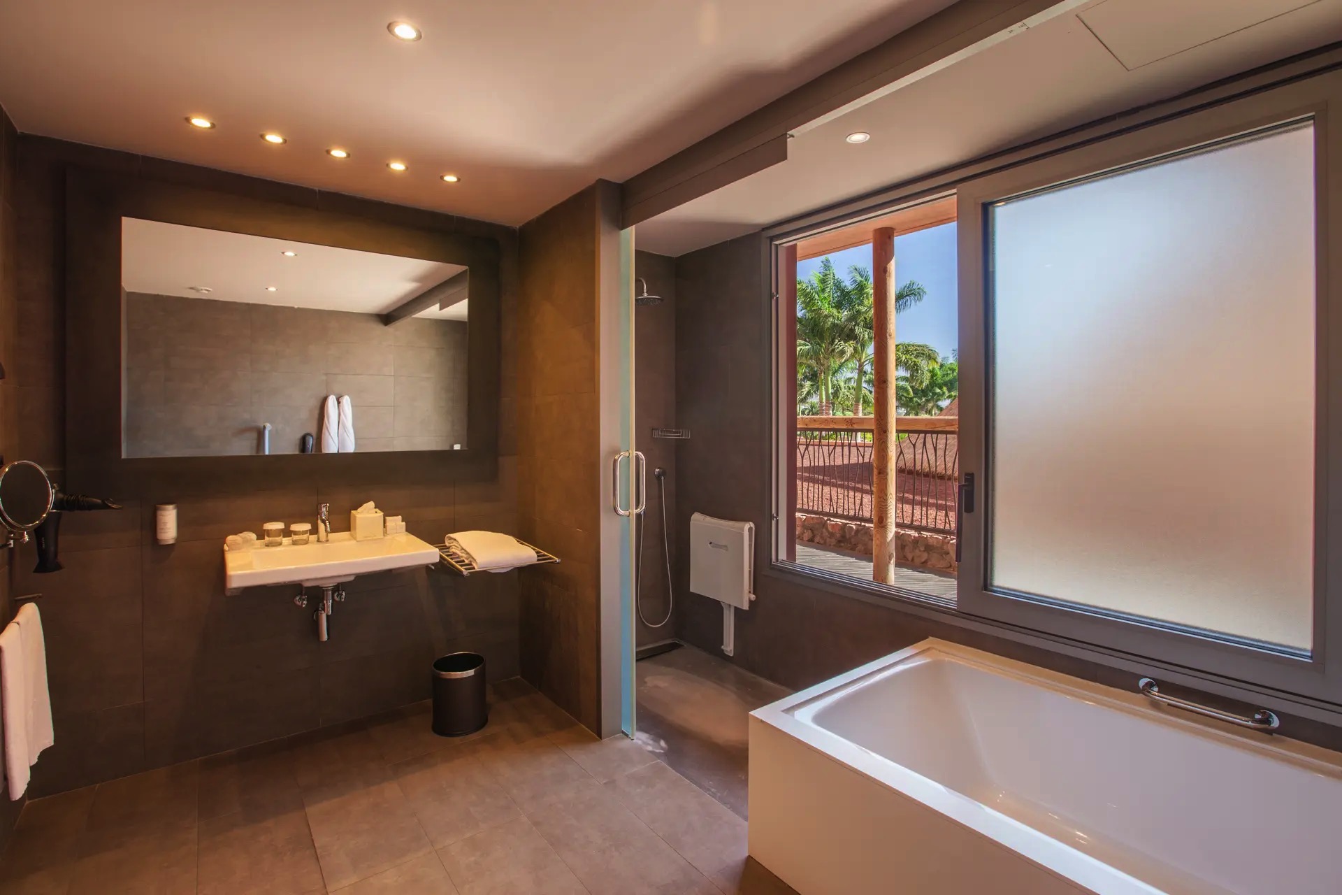 bathroom lopesan baobab resort double standard adapted room