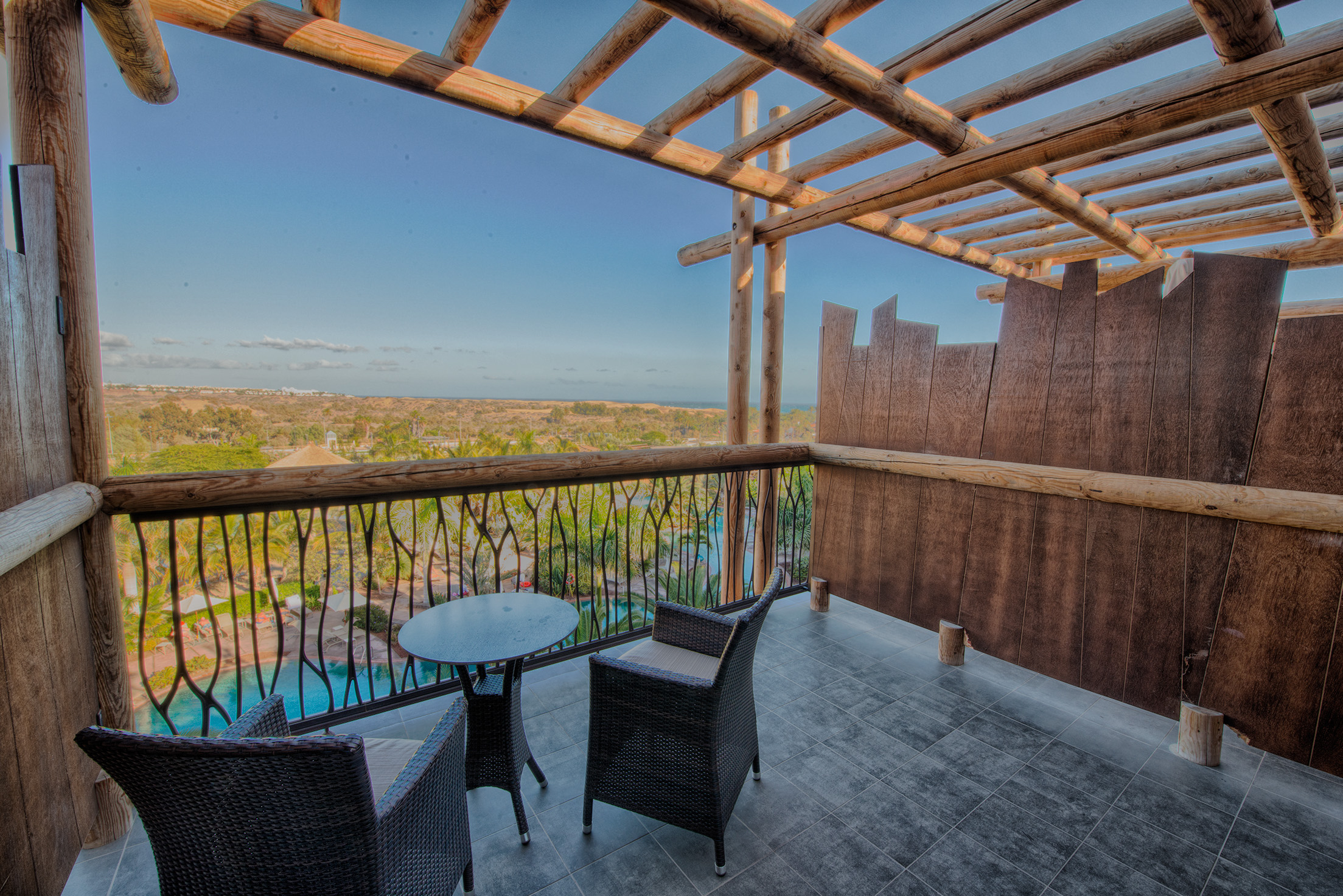 fotos terrassen superior doppelzimmer mit blick hotel lopesan baobab