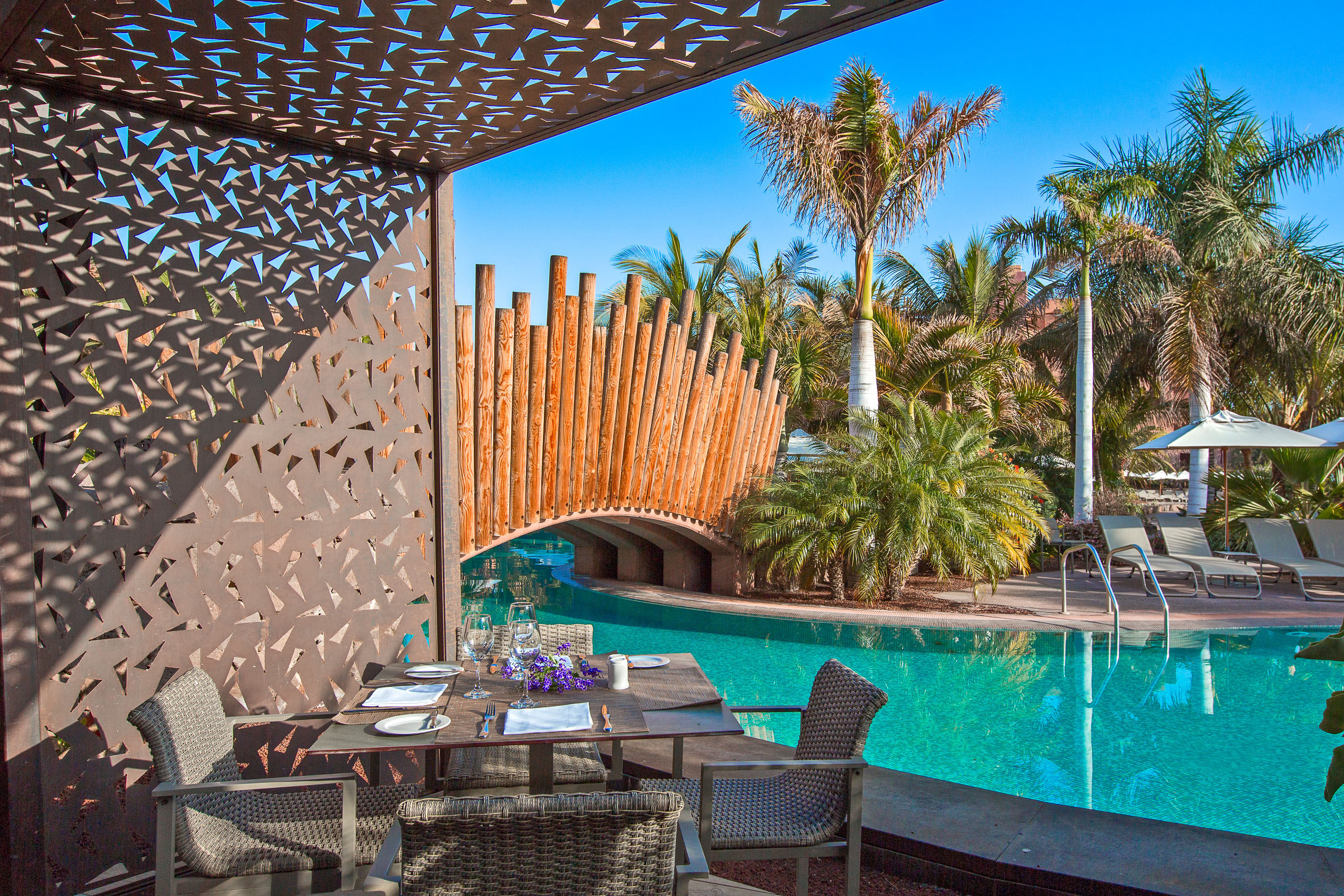 pili pili terrace lopesan baobab resort restaurant