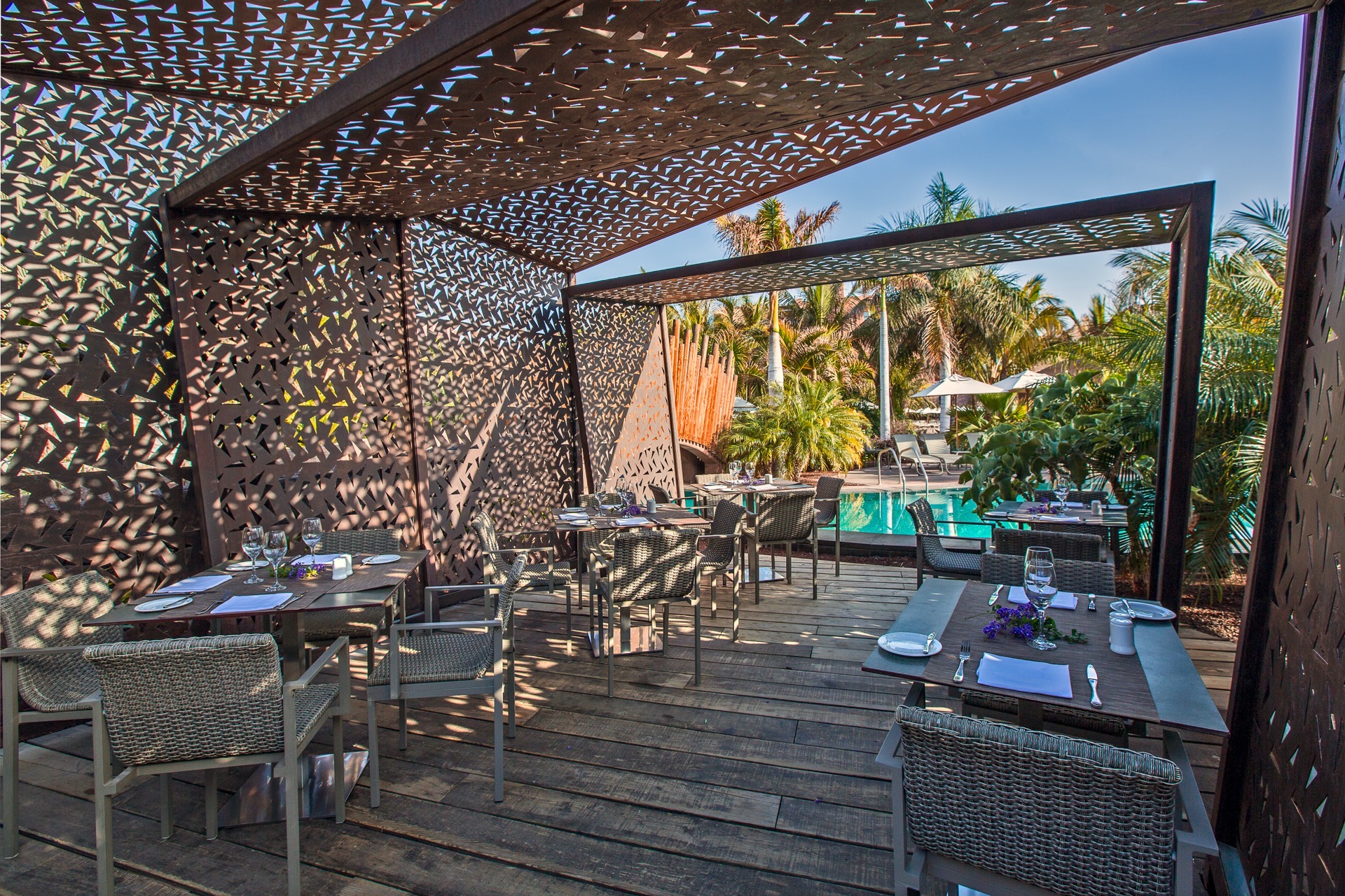 terrassenbar pili pili fotos hotel lopesan baobab