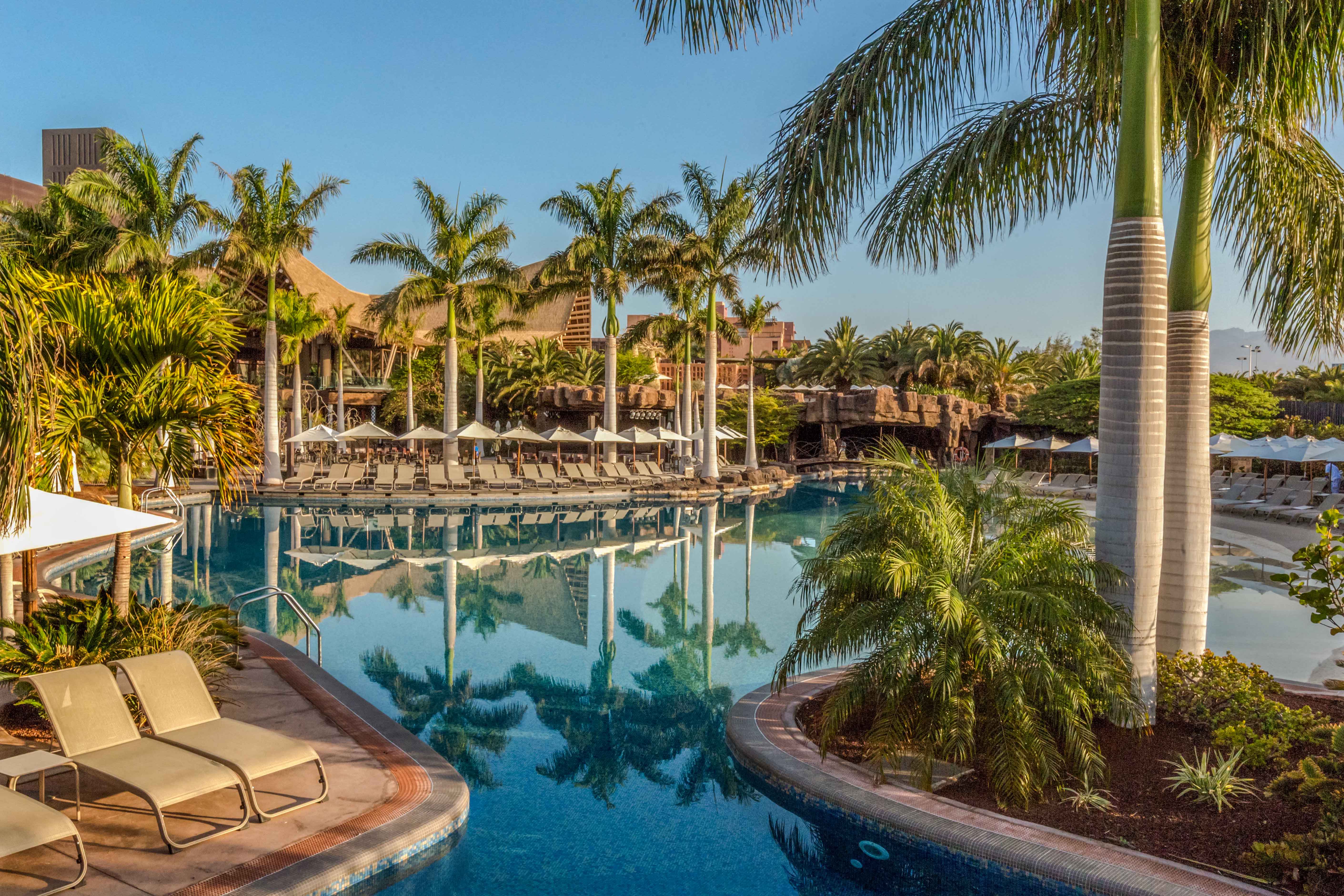 ruins and waterfalls pools lopesan baobab resort