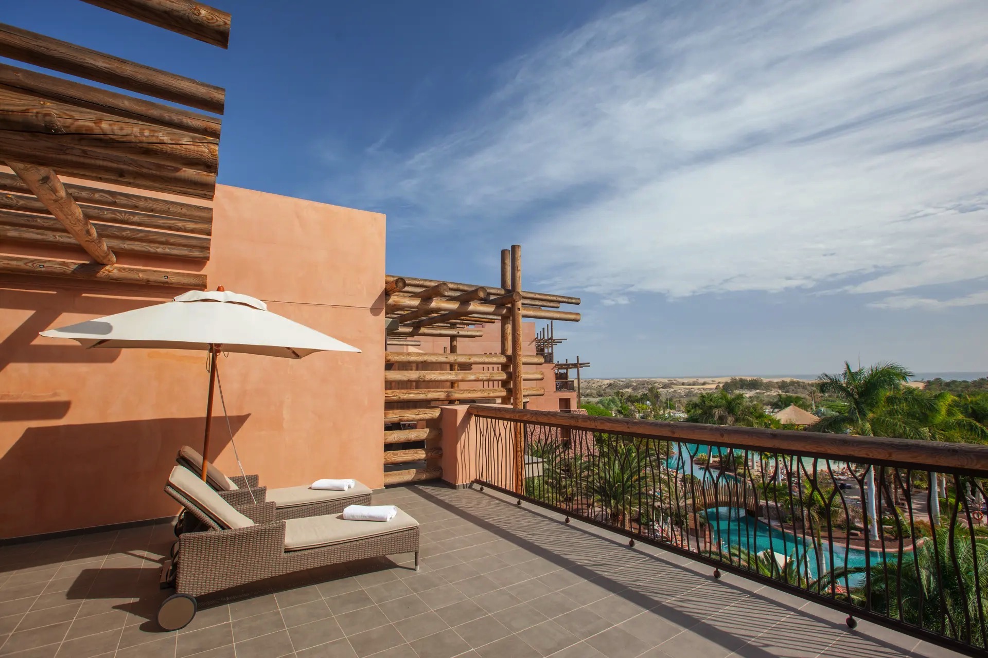terrace lopesan baobab hotel senior suite