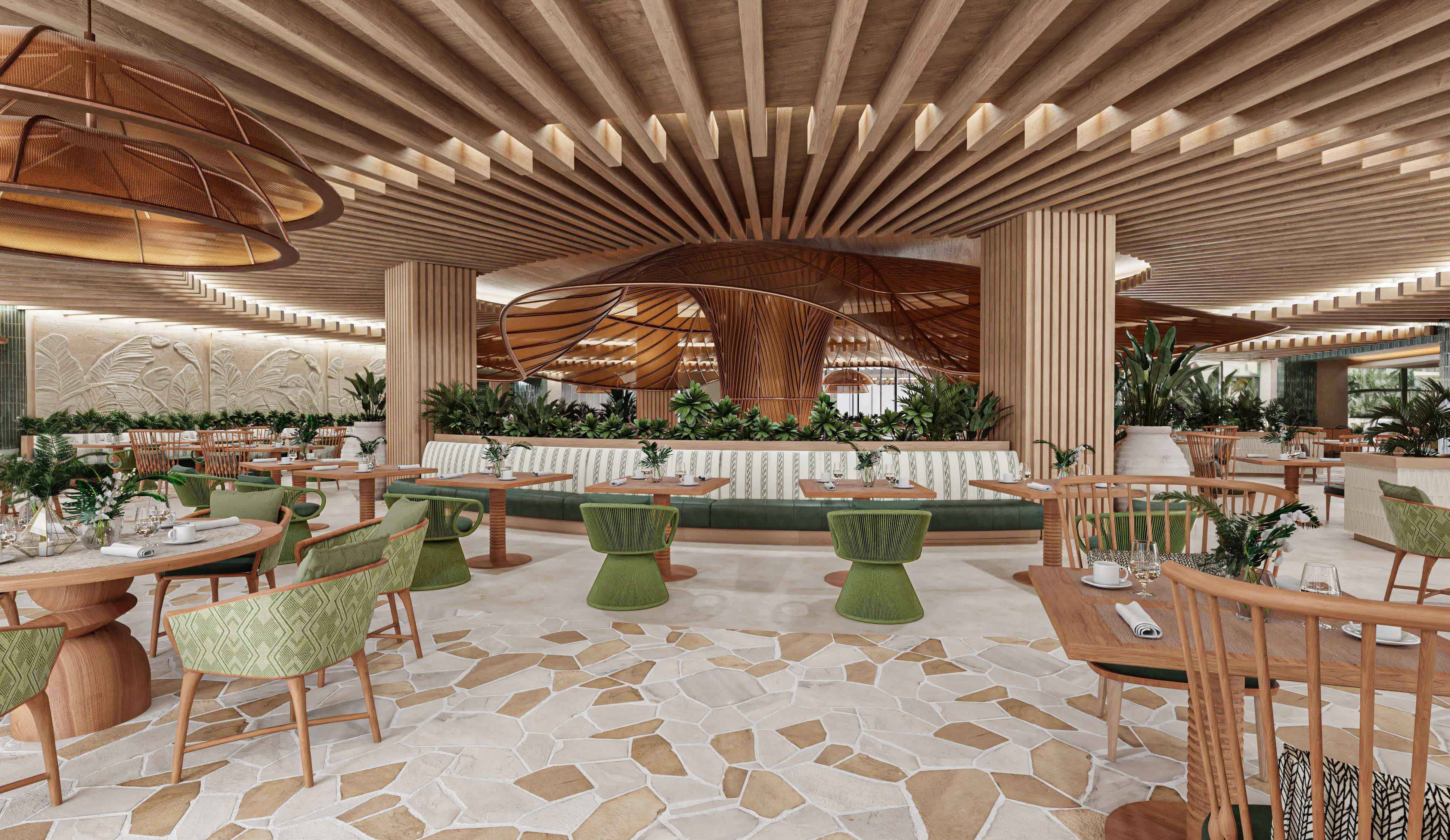 Gastronomic variety at Pavilion Buffet Punta Cana