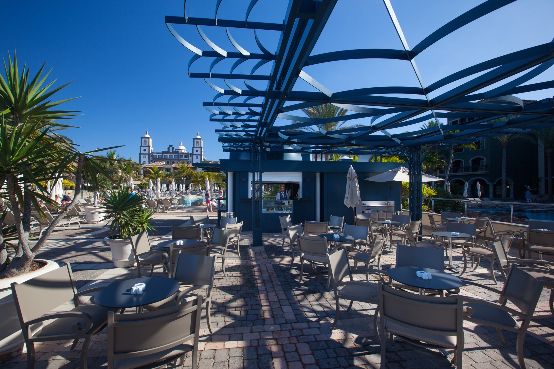 dachterrassenbar lopesan villa del conde resort & thalasso