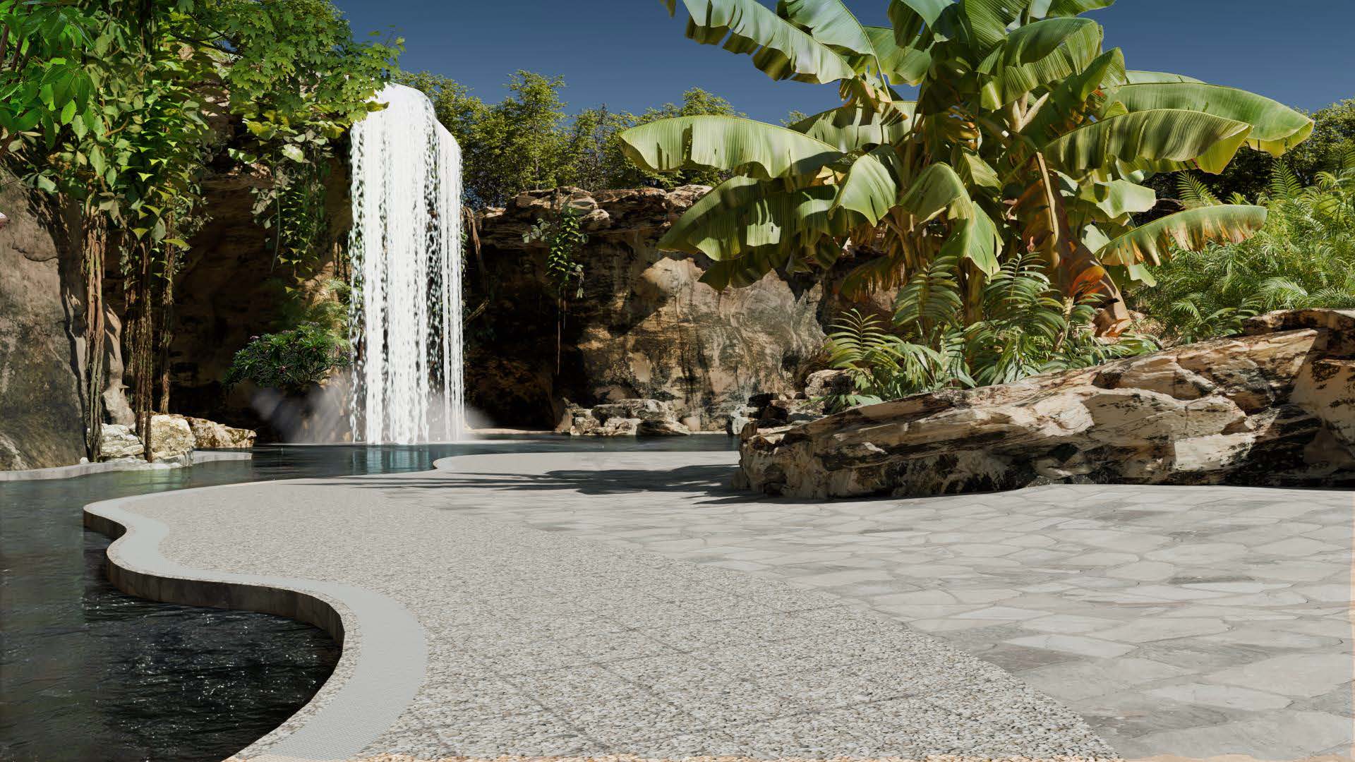 Natürliches Schwimmbecken Lopesan Serenity Bay Resort, Spa & Casino