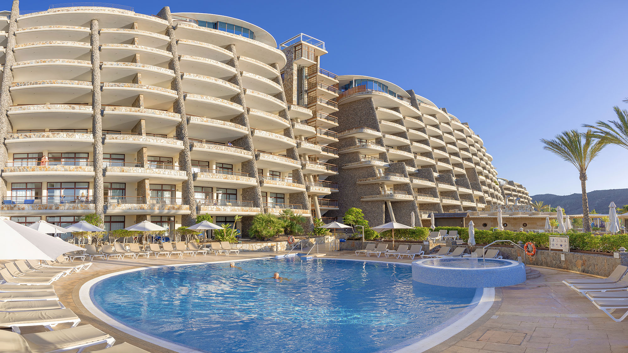 Outdoor pool with viwes Anfi del Mar Resorts