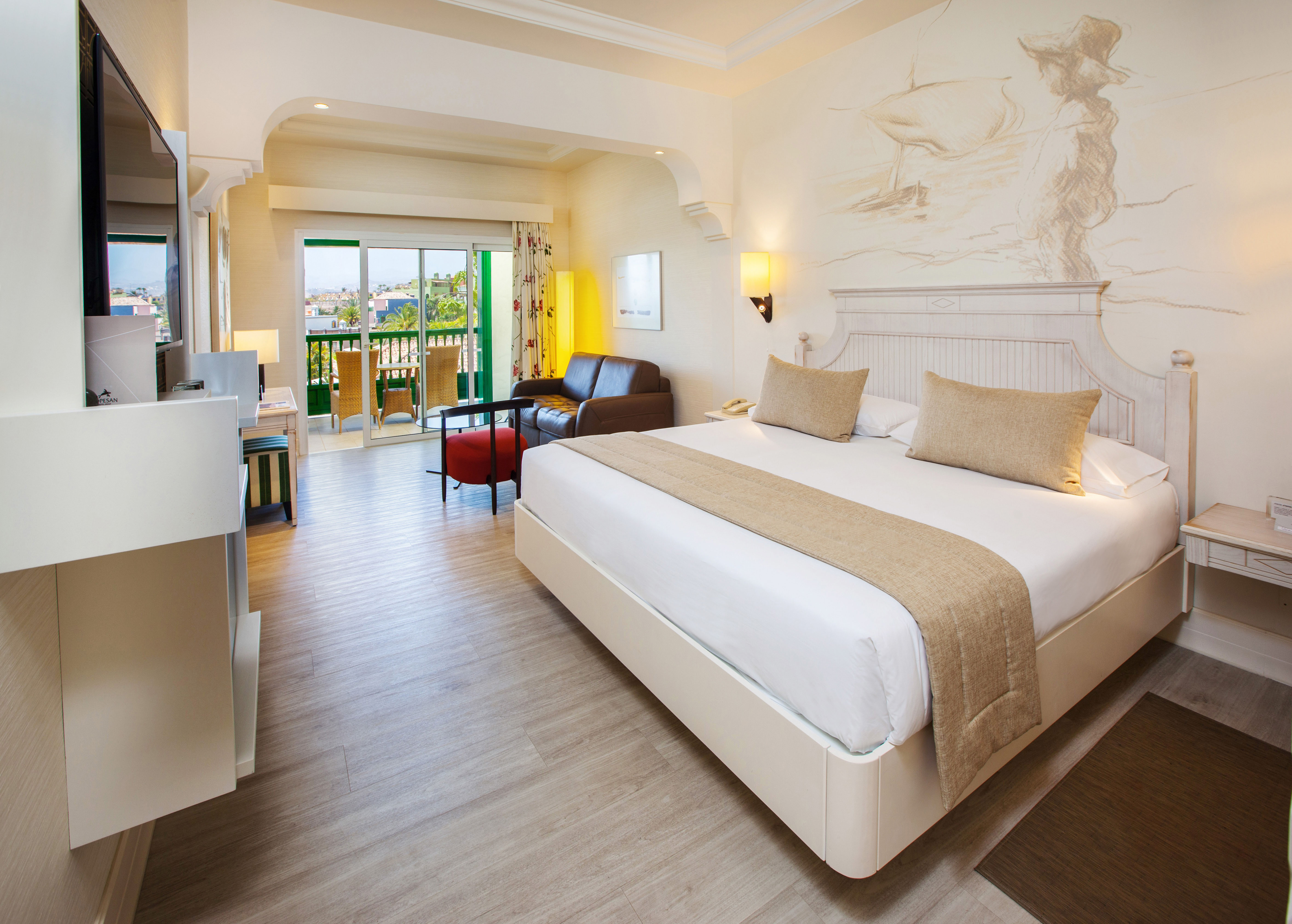 bed lopesan villa del conde resort double standard view room