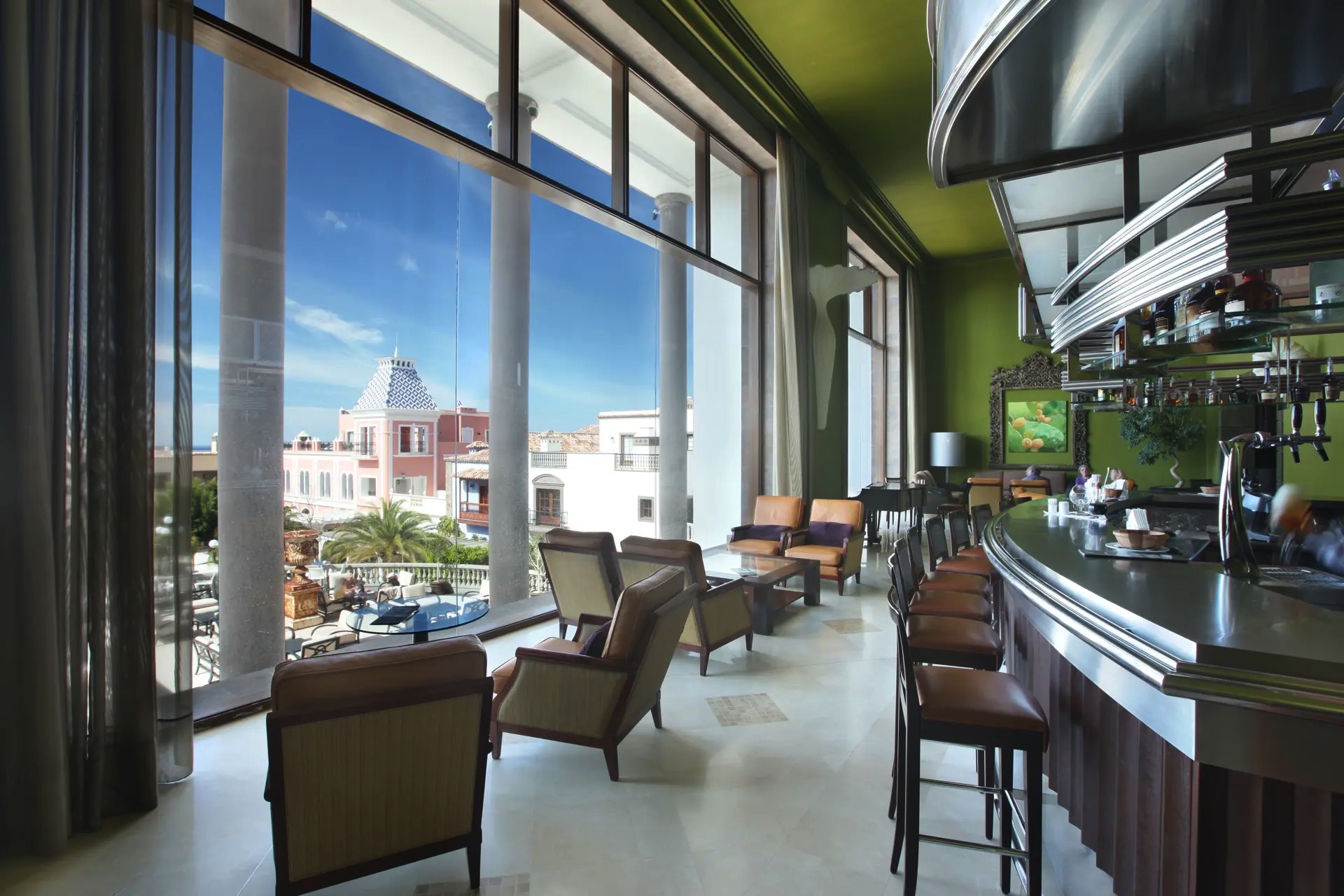 views akoran bar lopesan villa del conde resort & thalasso