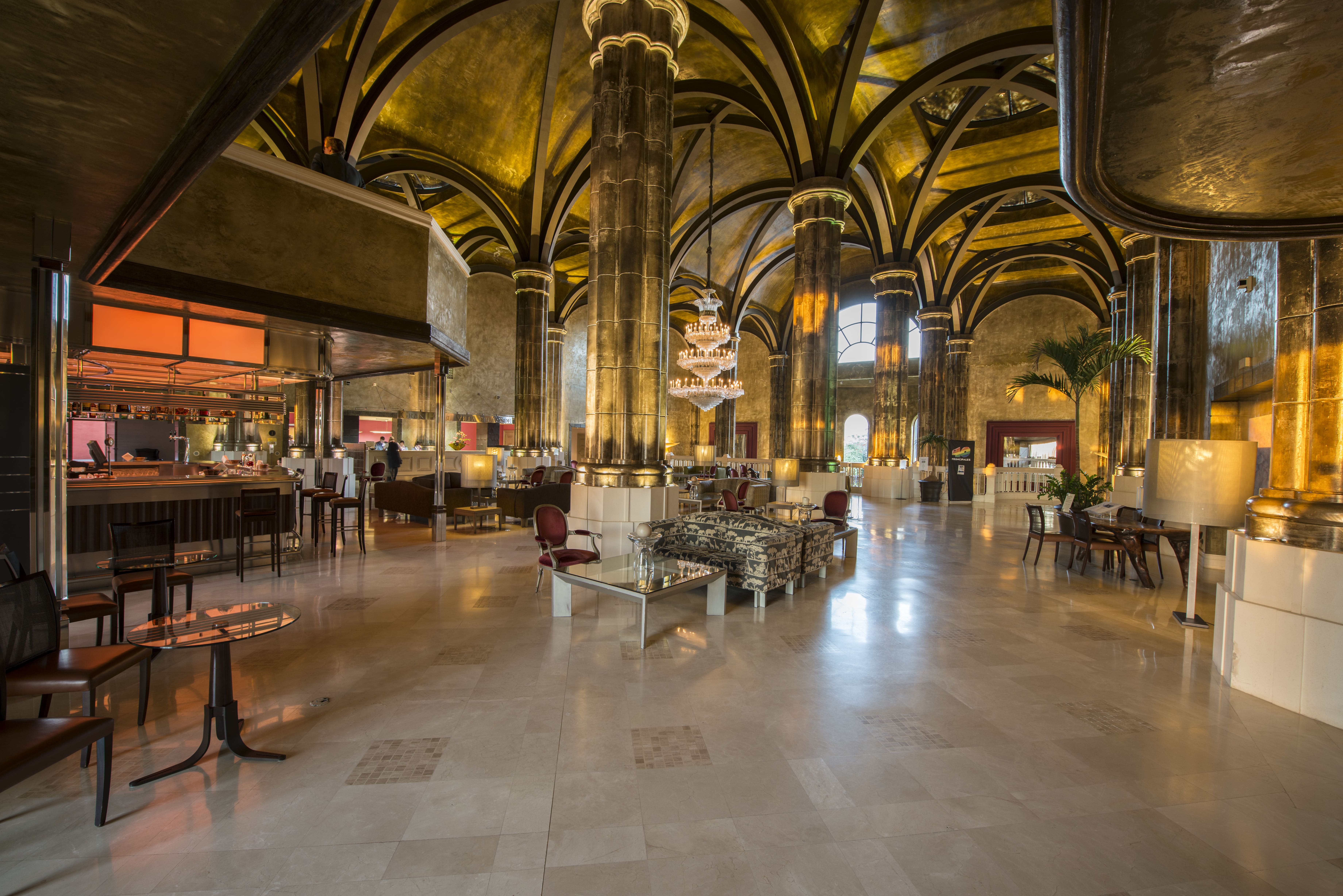 lobby fotos hotel lopesan villa del conde